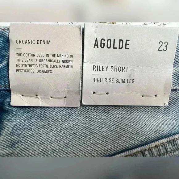 AGOLDE
RILEY SHORT
HIGH RISE SLIM LEG NEW WITH TAG Size 23 - Picture 5 of 6